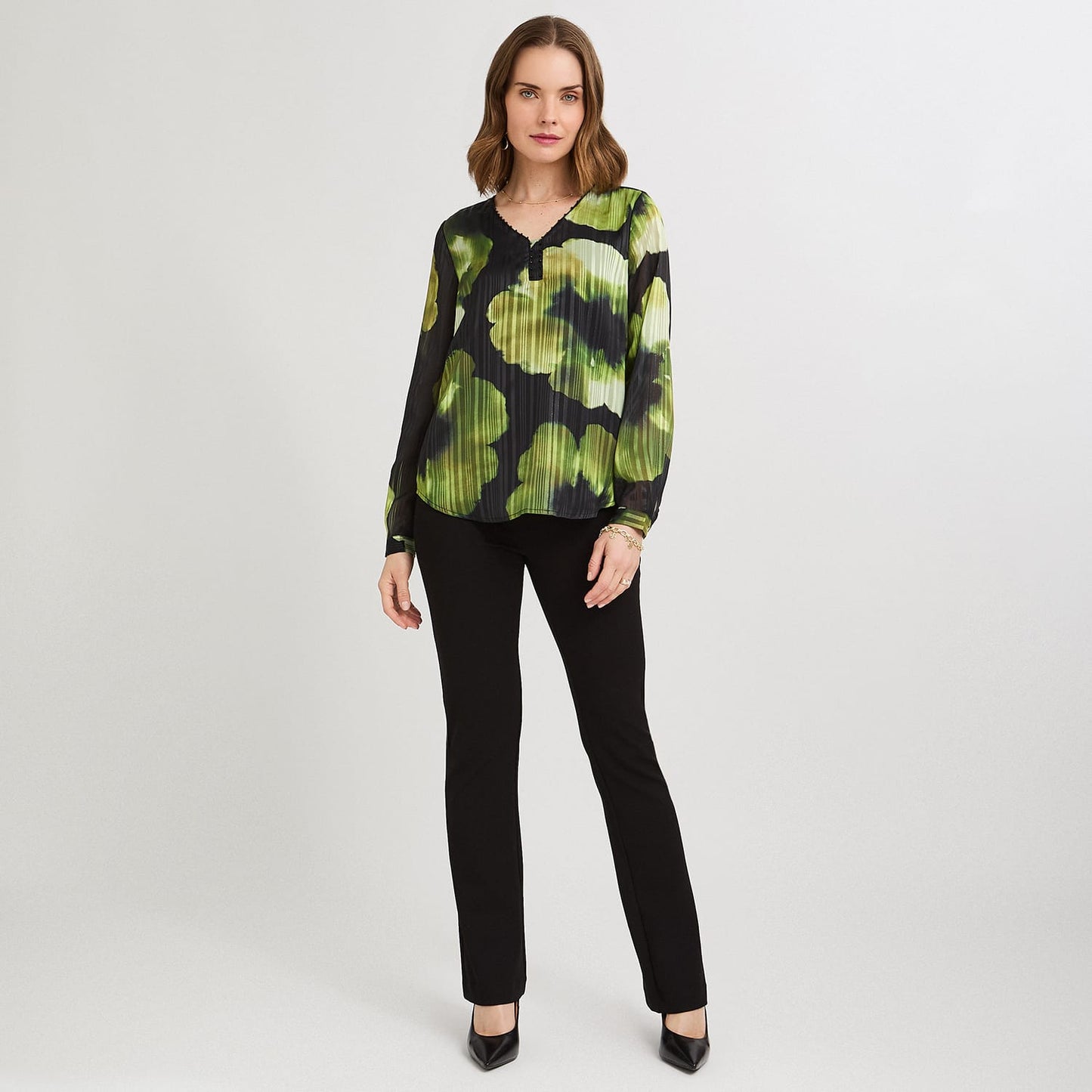 Blusa Print Frontal Verde