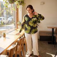 Blusa Print Frontal Verde lifestyle