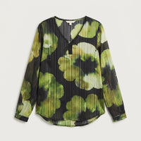 Blusa Print Frontal Verde en plano