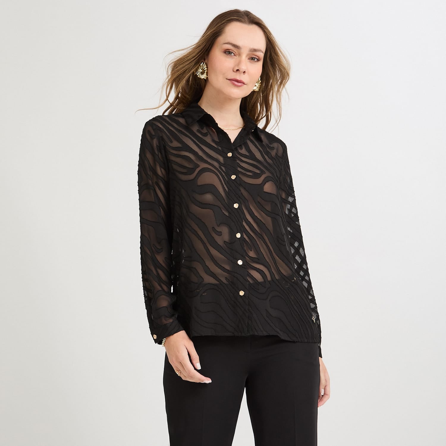 Blusa de Fantasía Negro