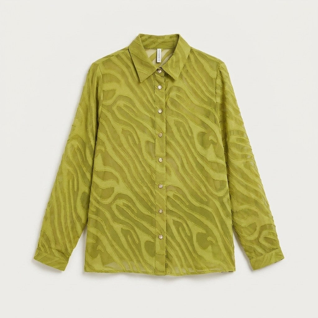 Blusa de Fantasía Verde en plano