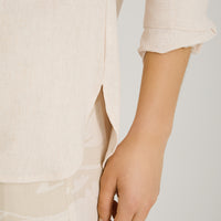 Blusa Lino Manga Roll Up Arena