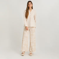 Blusa Lino Manga Roll Up Arena