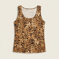 Peto Café Animal Print Sin Mangas en plano