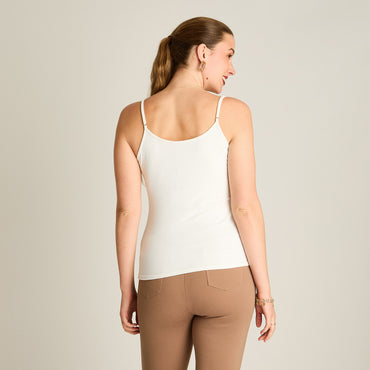 Peto Crudo Sin Mangas Elasticidad Media Sin Forro Calce Normal Tela Punto