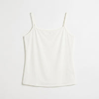 Polera Básica Manga Pabilo Blanco en plano