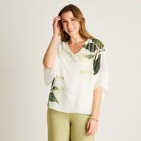 Túnica Verde Hoja Oversize