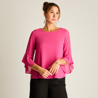 Túnica Brillo de Fiesta Fucsia