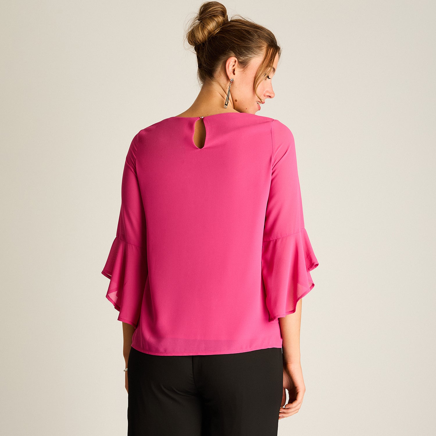 Túnica Brillo de Fiesta Fucsia