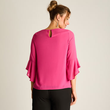 Túnica Brillo de Fiesta Fucsia