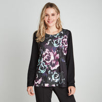 Polera Tejida Con Estampado Localizado