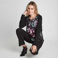 Polera Tejida Con Estampado Localizado