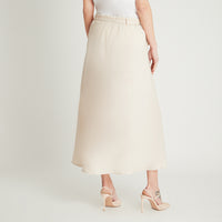 Falda Arena Midi Acampanada Lorenzo di Pontti