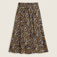 Falda Azul Maxi Calce Normal en plano