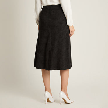 Falda Marengo Elasticidad Media Sin Forro Calce Normal Tela Camant