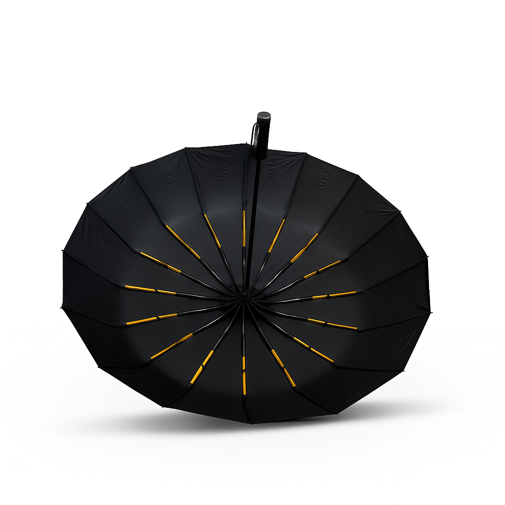 Paraguas Plegable Negro Lorenzo di Pontti