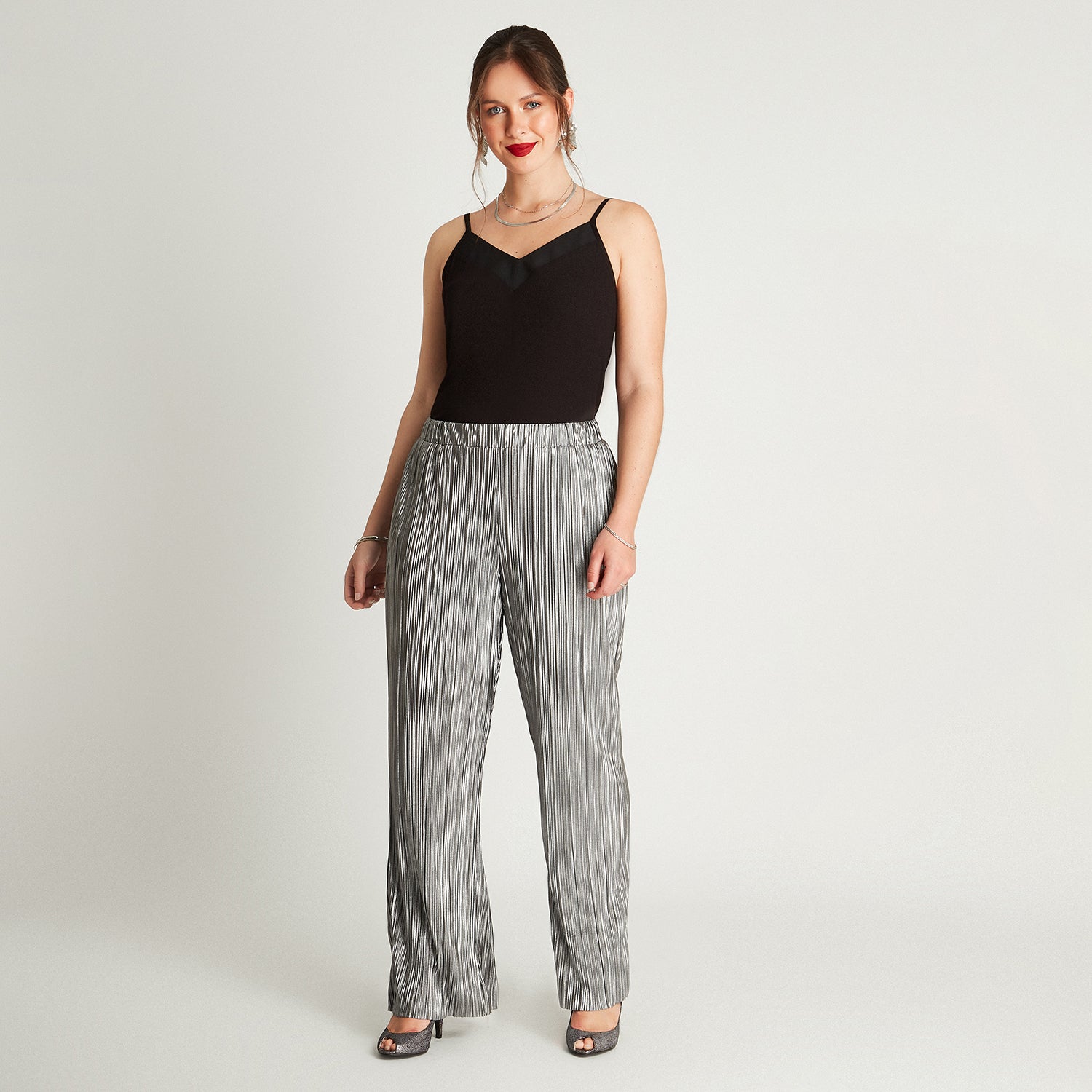 Pantalón Negro Palazzo Lorenzo di Pontti