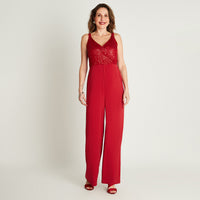 Enterito Rojo Sin Manga Tirantes Lorenzo di Pontti