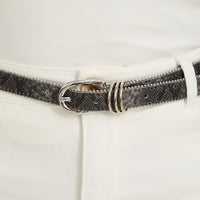 Cinturón Animal Print Gris