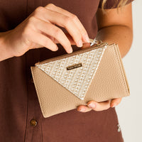 Billetera Beige Sin Forro