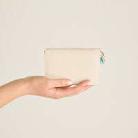 Billetera Beige Compacta