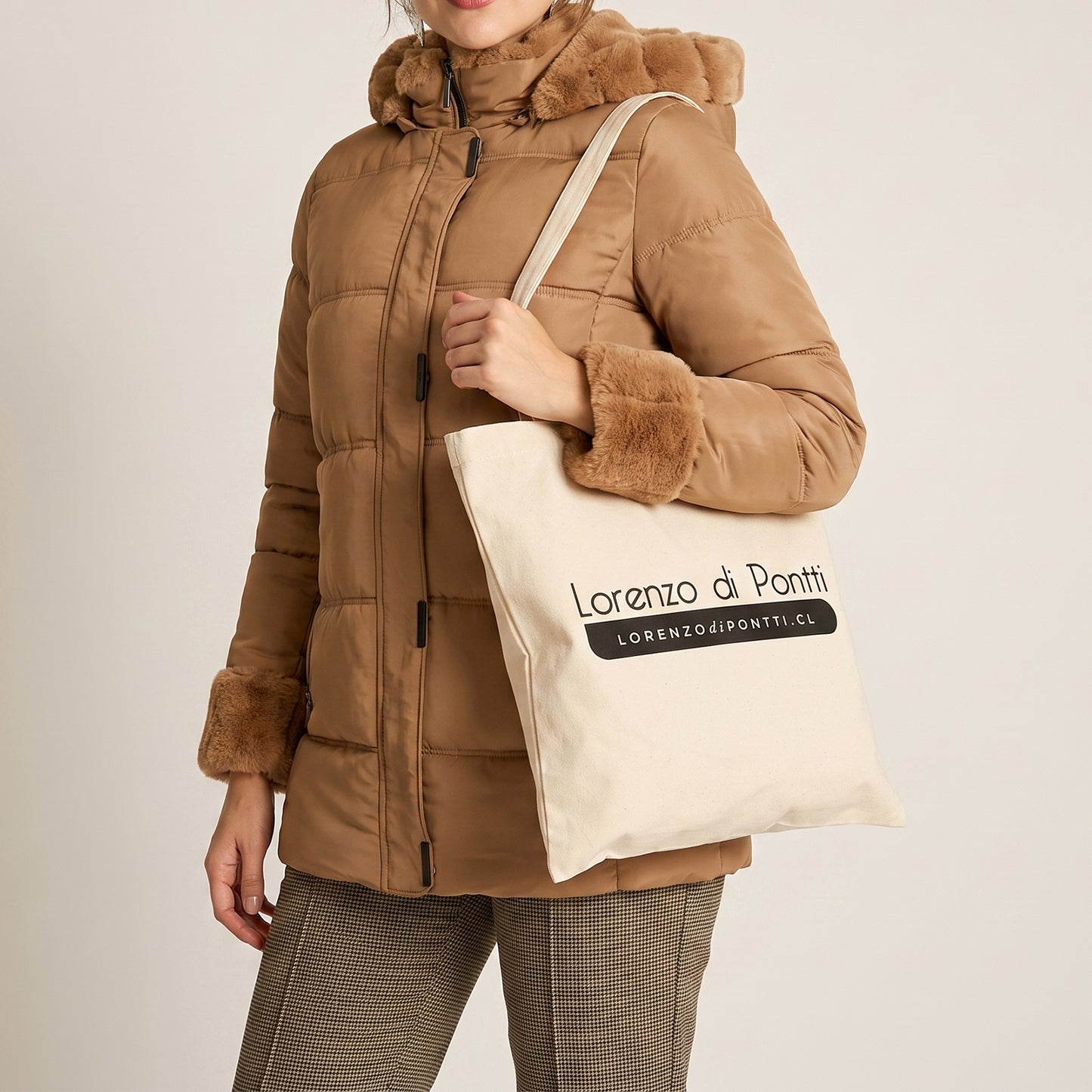 Bolsa Beige Lorenzo di Pontti