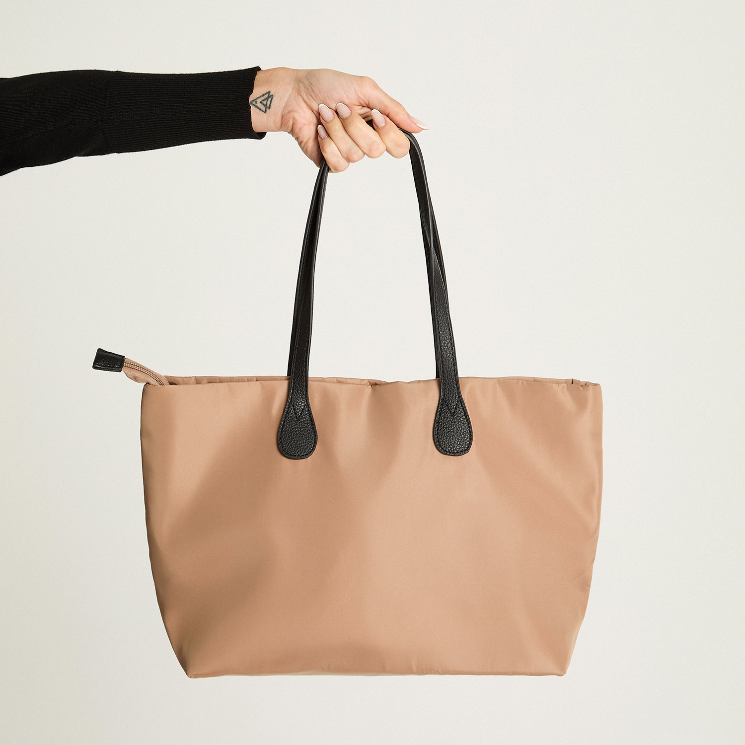 Cartera Con Strap De Pu Camel Lorenzo Di Pontti