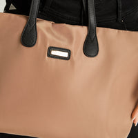 Cartera Con Strap De Pu Camel Lorenzo Di Pontti