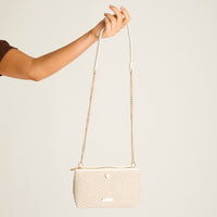 Cartera Blanco Con Forro