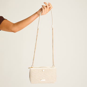 Cartera Blanco Con Forro