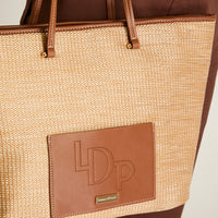 Cartera Camel Con Forro