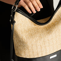 Cartera Negro Con Forro