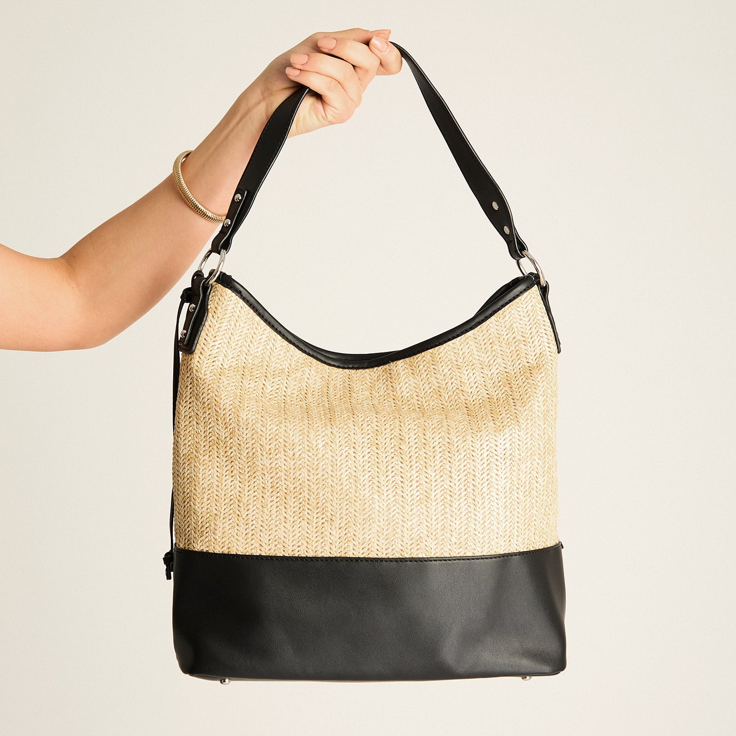 Cartera Negro Con Forro