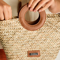 Cartera Camel Con Forro