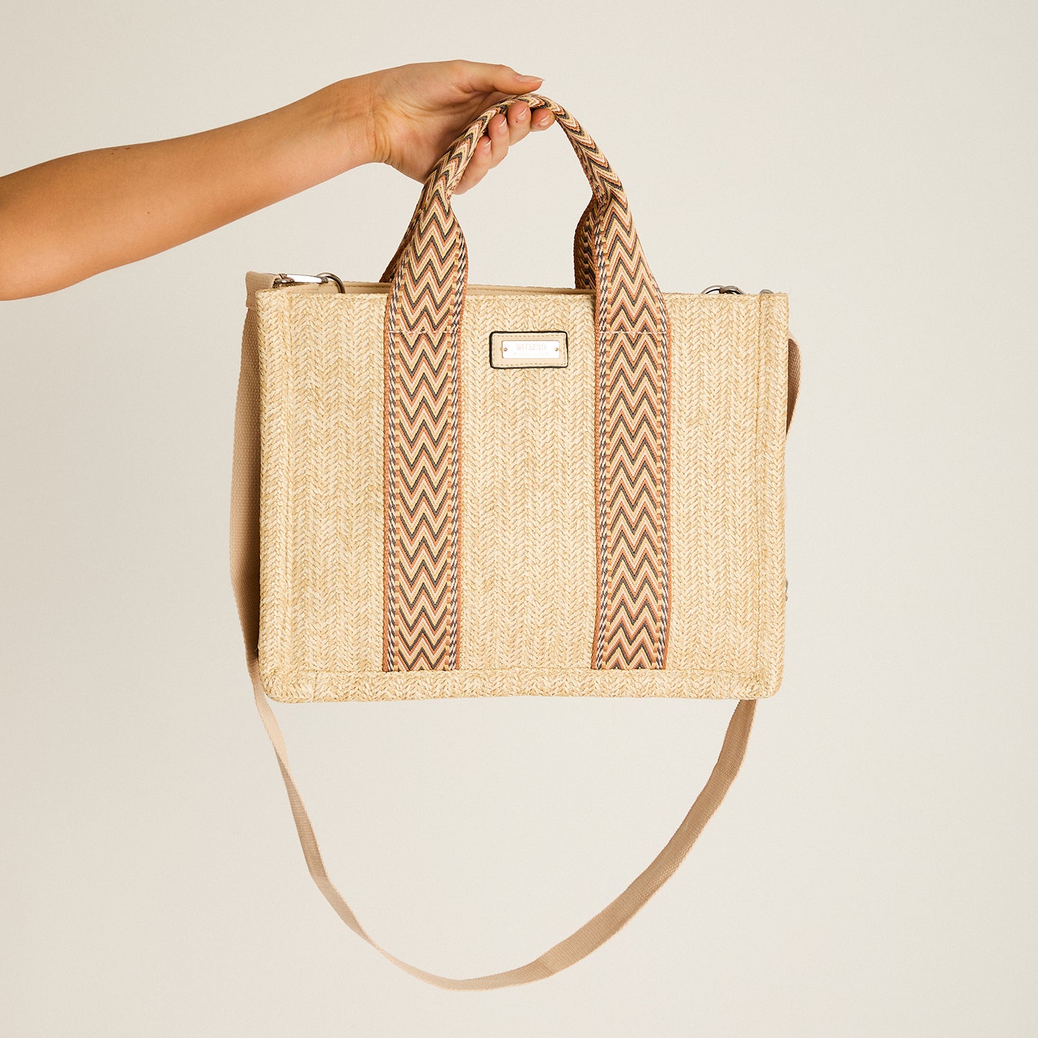 Cartera Beige