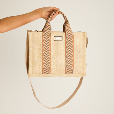 Cartera Beige
