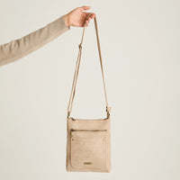 Cartera Camel Elasticidad Nula Sin Forro Calce Normal Tela Plano