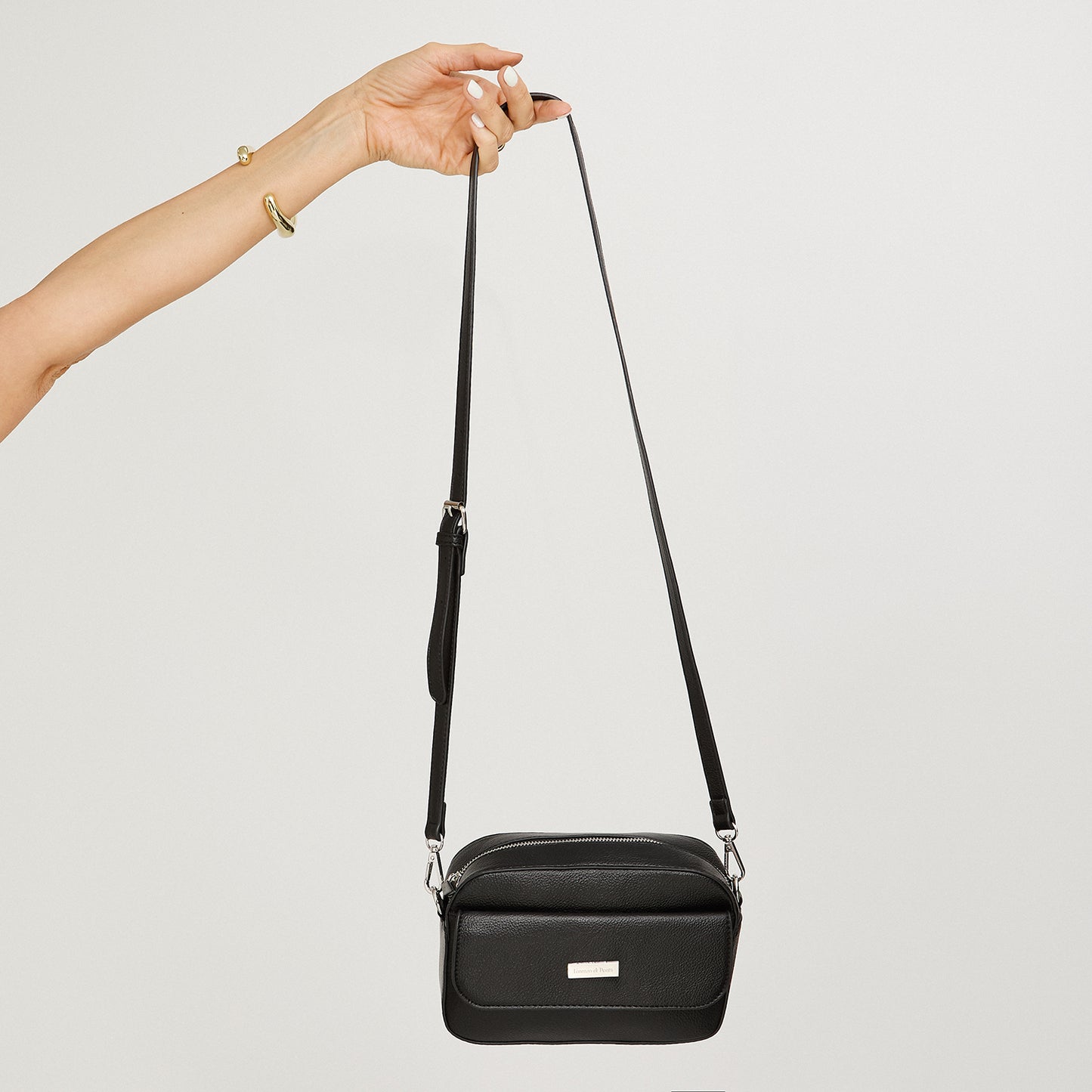 Cartera Bandolera de Pu Negro