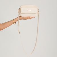 Cartera Bandolera de Pu Beige