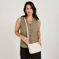 Cartera Bandolera de Pu Beige