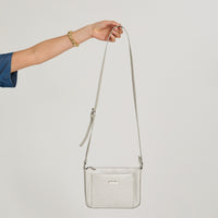 Cartera Bandolera de Pu Gris