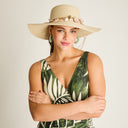 Sombrero Beige No Elasticado Calce Normal