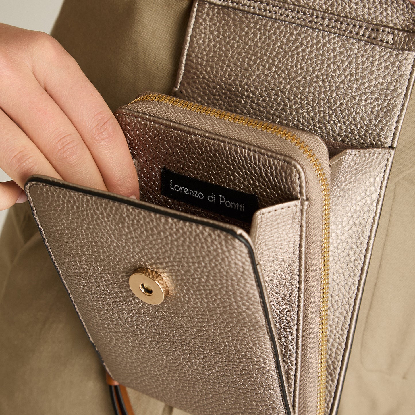 Porta Celular Dorado