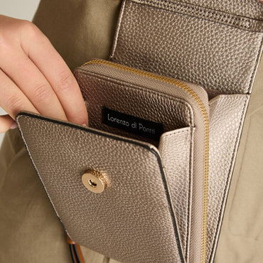 Porta Celular Dorado