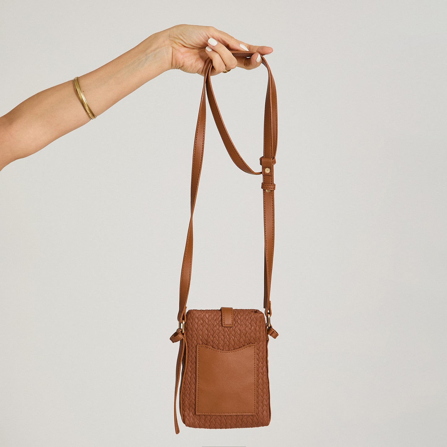 Porta Celular con Strap Ajustable Café