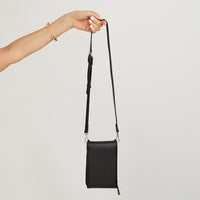Porta Celular de Pu Negro