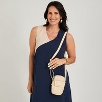 Porta Celular de Raffia Beige