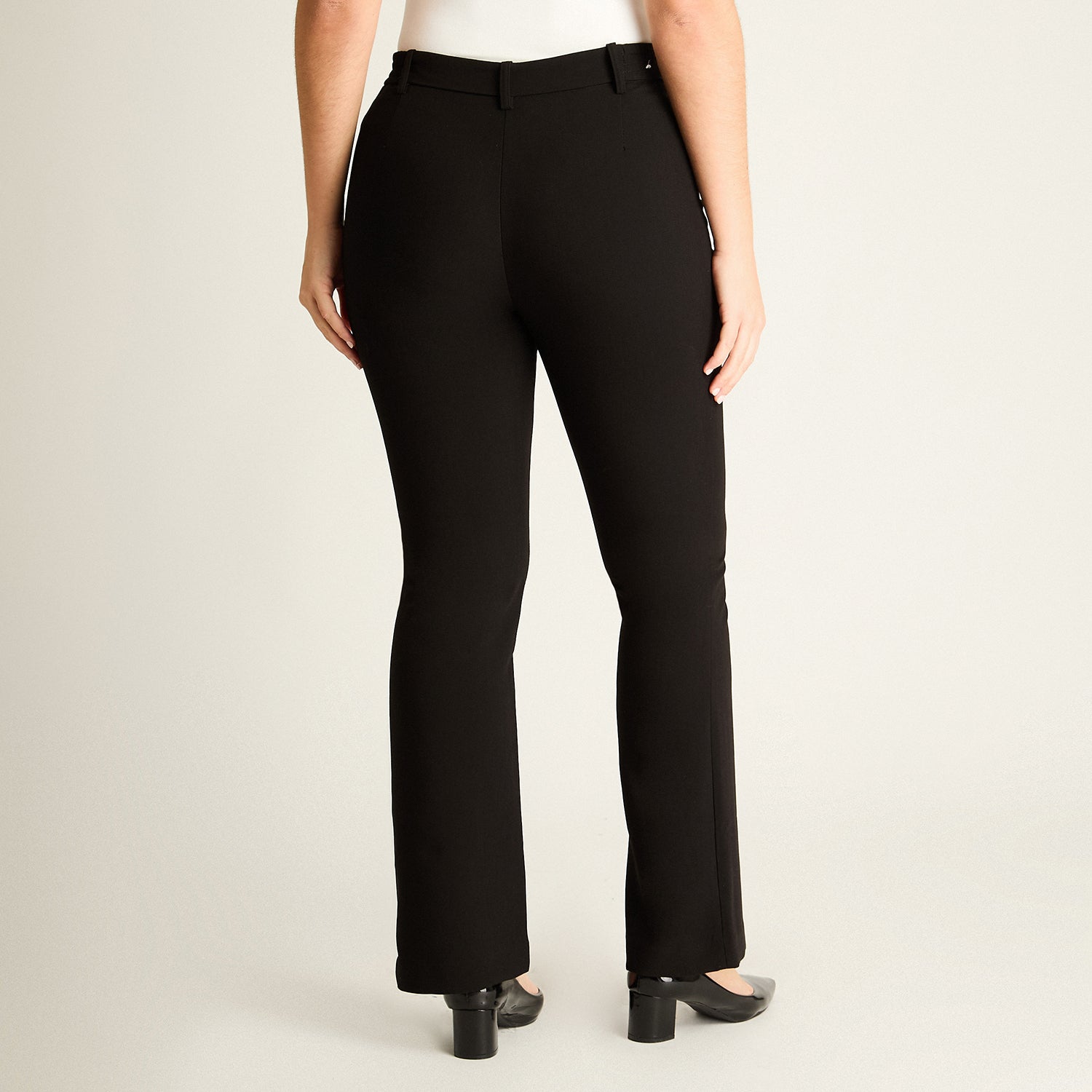 Pantalón Formal Negro Recto