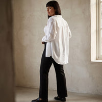 Pantalón Formal Negro Recto lifestyle