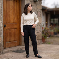 Pantalón Formal Negro Recto lifestyle
